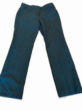 J.Crew Campbell Slim Trouser in Wool Blend - Forest Green